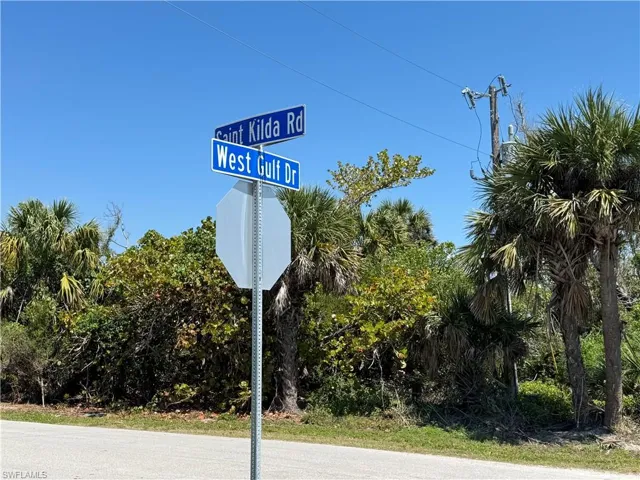 Located off of West Gulf Drive near beach