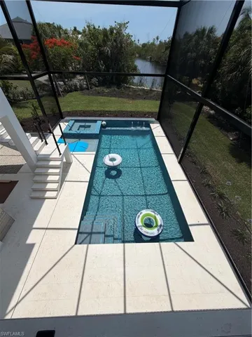 Heated pool and spa