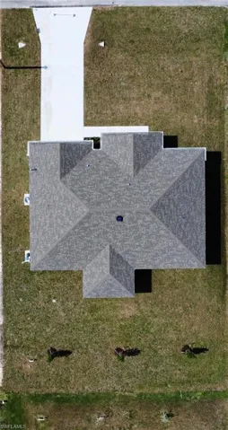 Aerial view of property and surrounding area