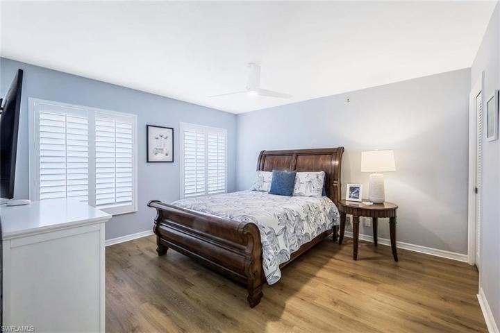 Spacious guest bedroom.