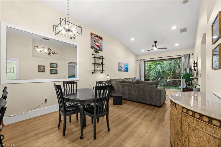 Formal dining area