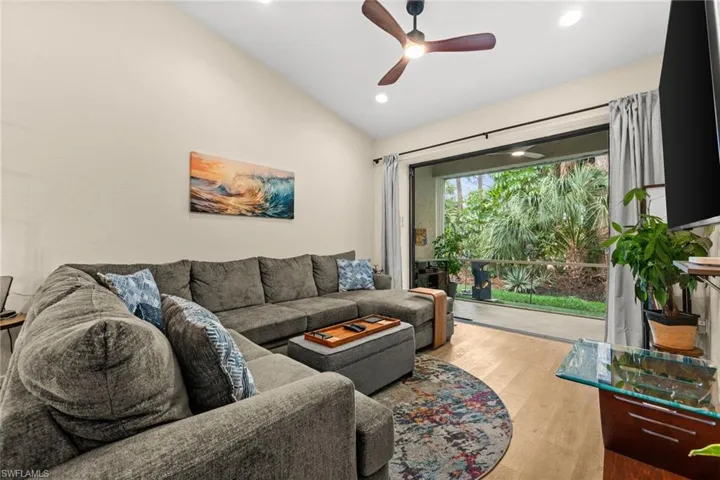 View from living room to preserve