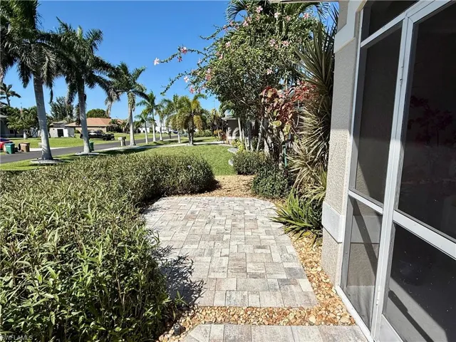 View of patio