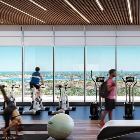 View of workout area