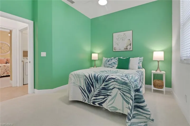 Bedroom#3 spacious, well lit, with plenty of room to get on the floor and play or stretch