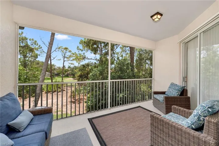 Relax year-round in your private screened lanai overlooking peaceful natural preserve.