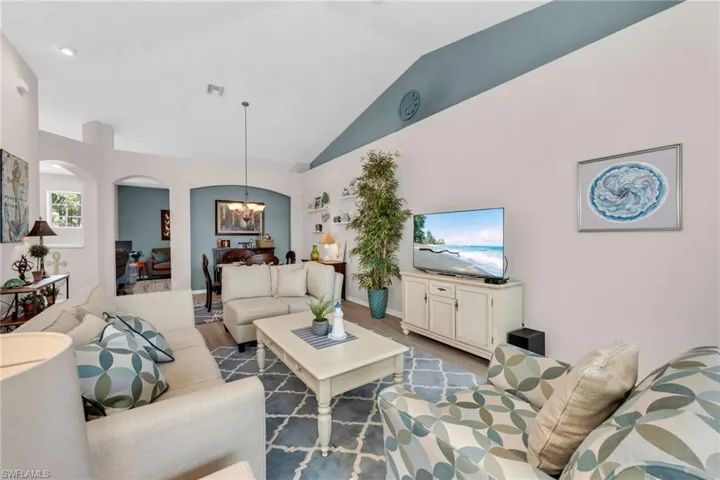 Seamless layout perfect for entertaining or relaxing, complete with luxury vinyl flooring.