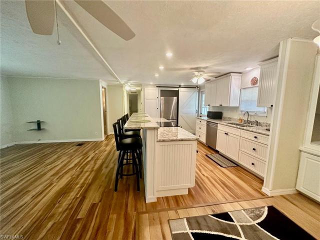 Bright & airy Eat-in Kitchen & Great Room.