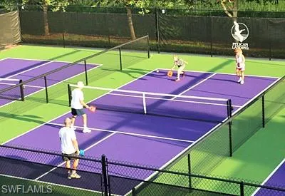 6 Pickleball courts