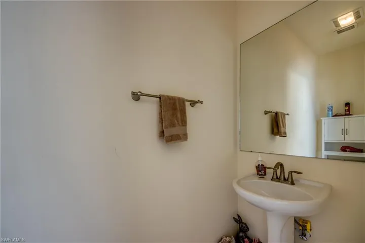Dedicated pool bathroom