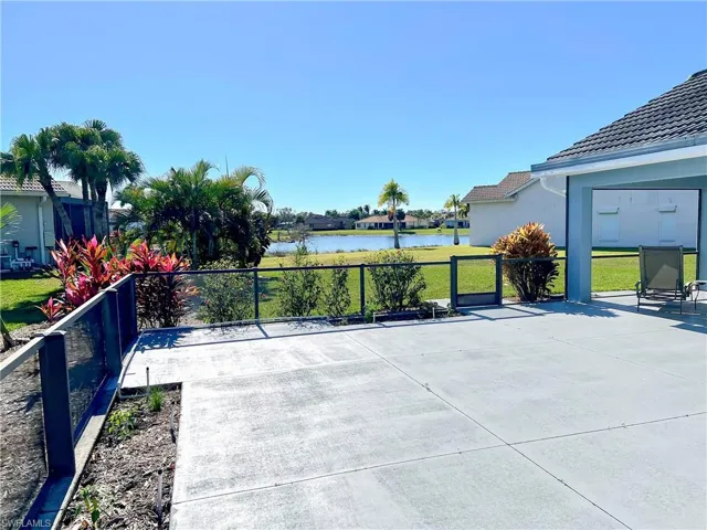 Rear Patio with room for a pool