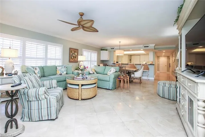 Pre-Storm Living and Dining Area
