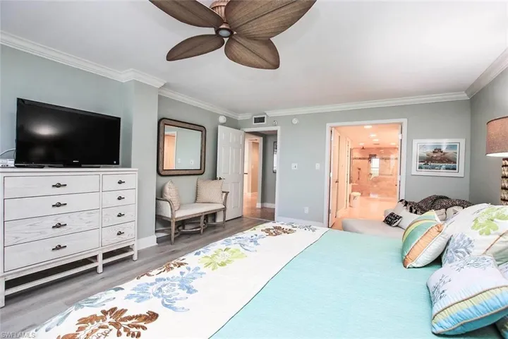 Pre-Storm primary bedroom photo