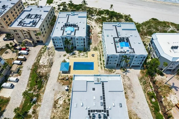 Aerial of Community Pool and complex