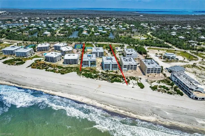 Aerial of Seascape from the Gulf
