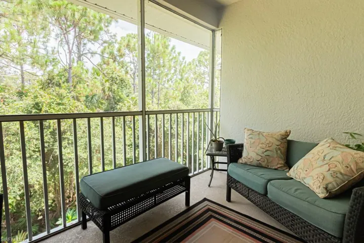 Balcony with a sunroom