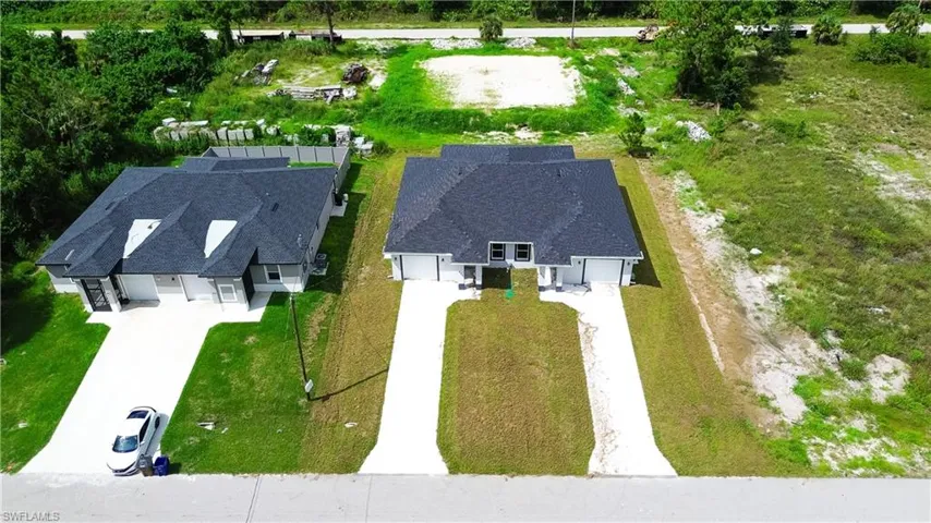 View from above of property