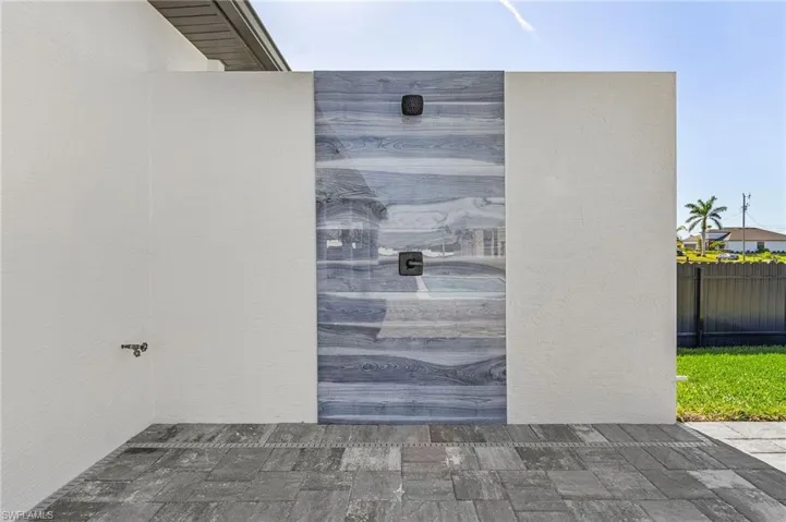 outdoor shower