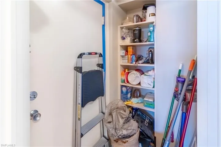 View of storage area