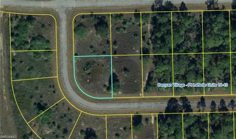 Map of property location with property parcel outlined