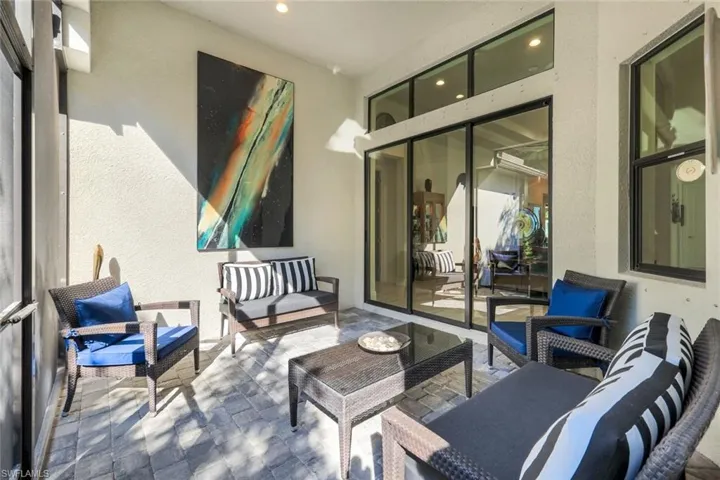 View of patio / terrace with an outdoor living space