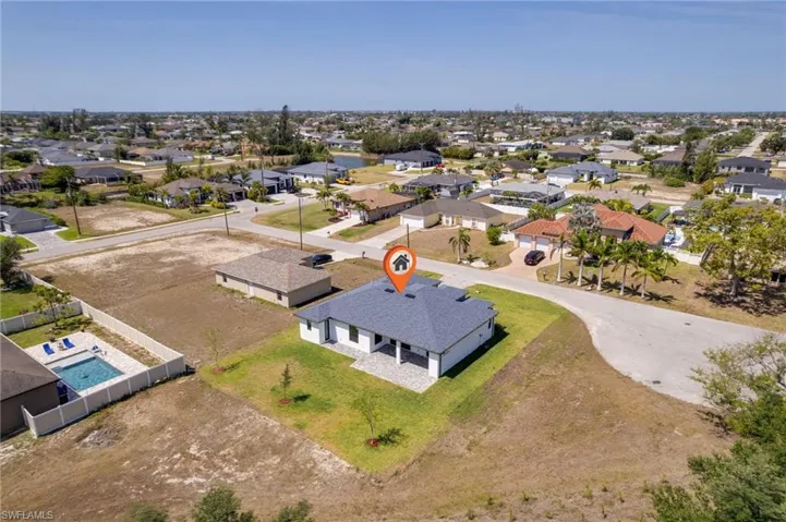 Bird's eye view featuring a residential view