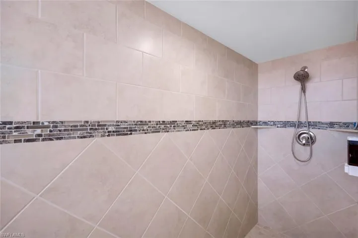 Primary bathroom with large shower