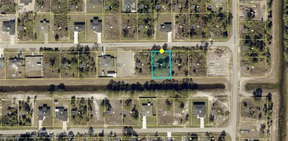 Aerial Map. Illustrating the property's location and boundaries within the street grid