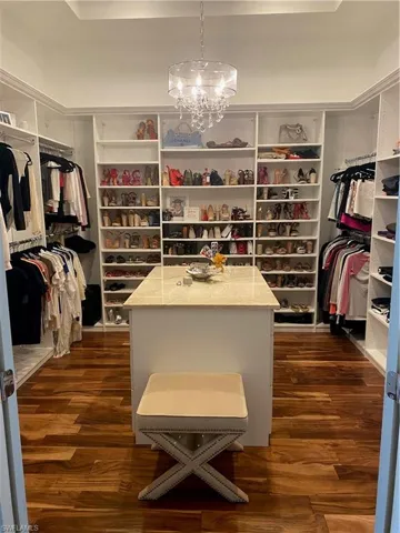 1st Master closet when home was occupied