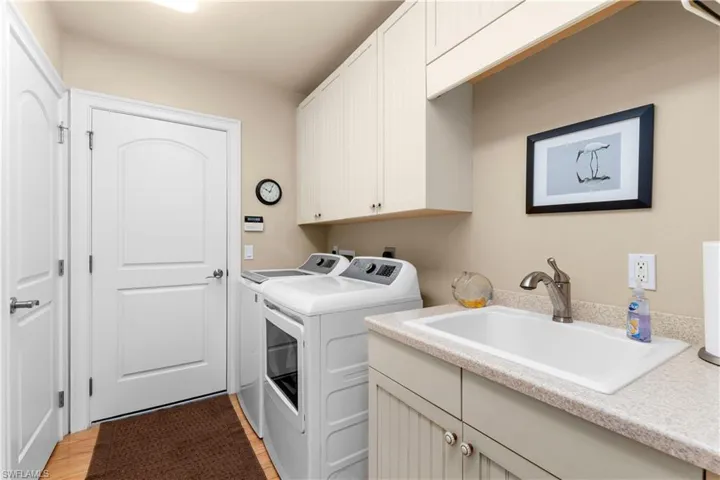 separate laundry tub