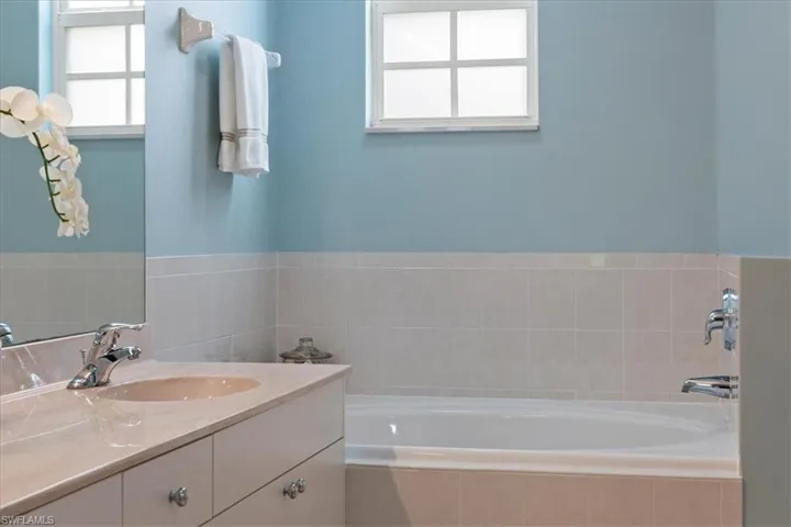 Primary Bathroom with soaking tub