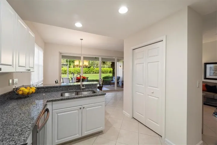 Pantry closet in kitchen