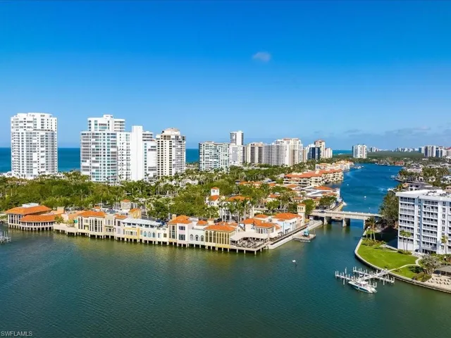 View of urban area with a nearby body of water