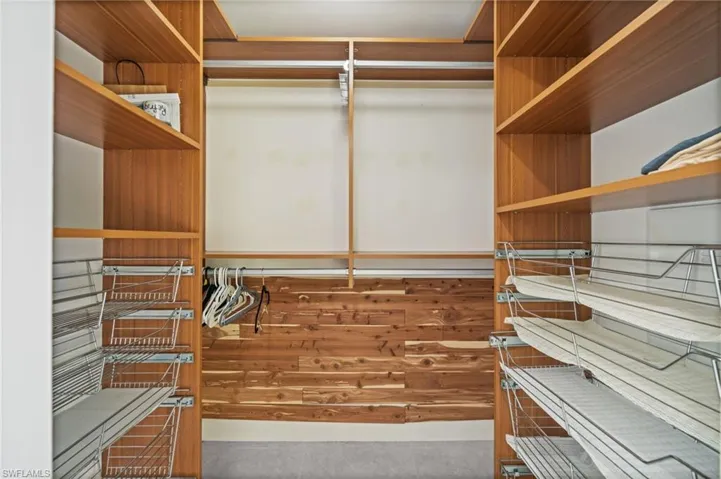 View of spacious closet