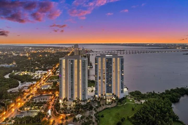 View of property location featuring a notable bridge and a nearby body of water