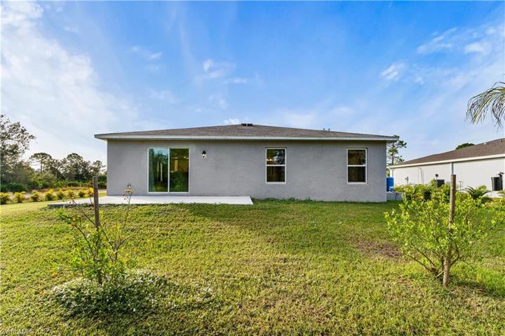backyard perfect for cookouts, and your very own ORANGE TREE!