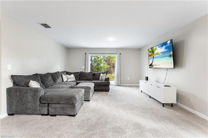 furniture and tv are available for purchase, if desired