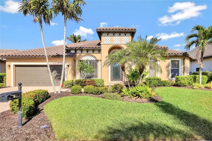 Mediterranean / spanish-style home - 2 car garage