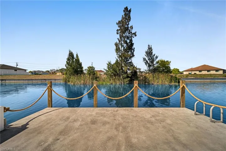 View of dock area