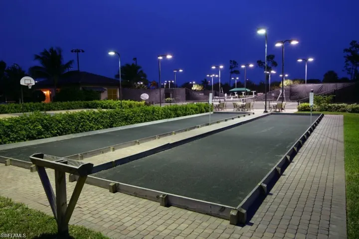 View of property's community featuring a bocce ball area