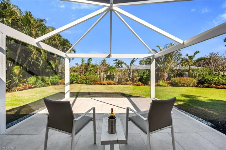 Screened lanai addition adds reprieve from the sun