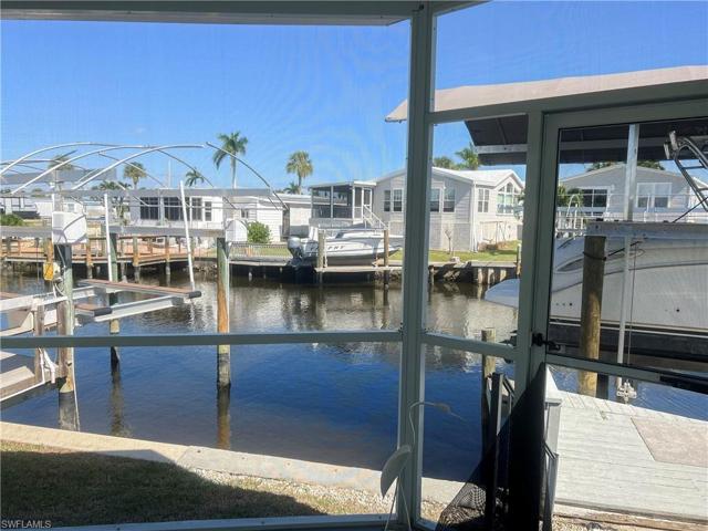 View from rear screen porch