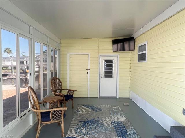 Newer Screen Lanai with acrylic sliding windows