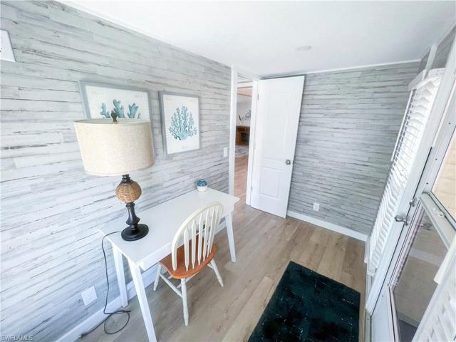 Office nook off living area