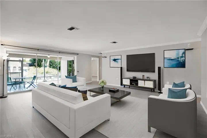 AI Virtual Generated Living Room showing modern furniture ideas for you.