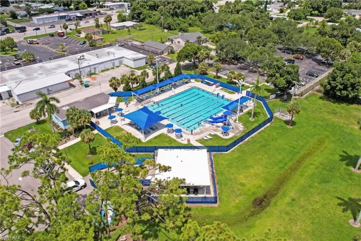 Drone / aerial view of Community Pool