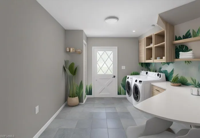 AI Virtually Generated Laundry Room Ideas.
