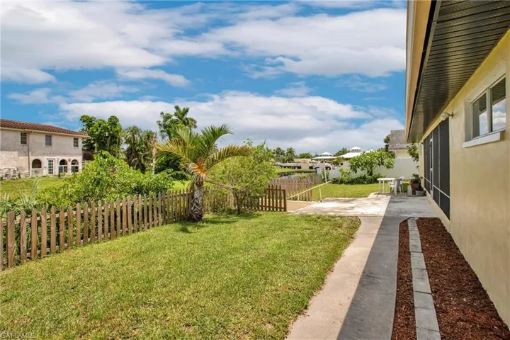View of yard with a patio