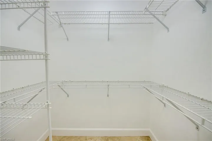 View of spacious closet