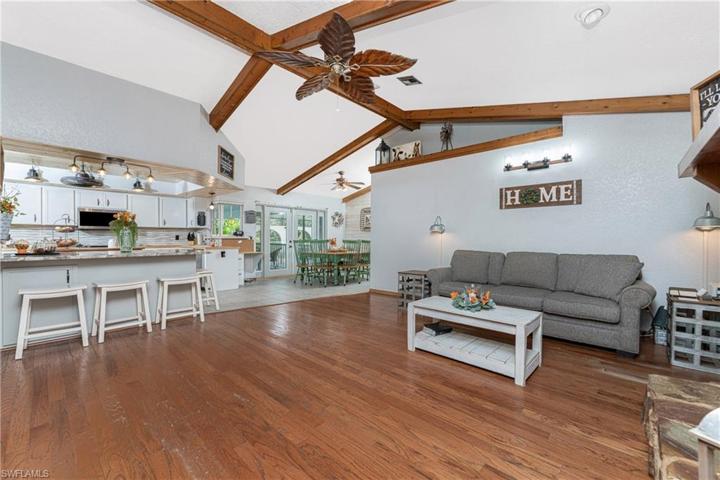Great Room situated off of the kitchen
